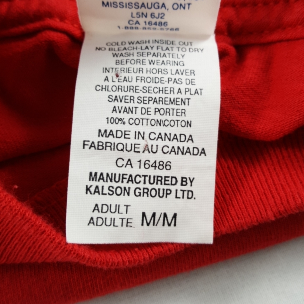 2/$25💥 CANADA RCMP Elite Red Cotton T-shirt (M) - Picture 7 of 7